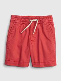 Červené chlapčenské šortky s elastickým pásom GAP