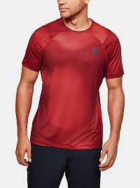 Červené pánske kompresné tričko Rush Under Armour