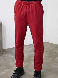 Červené pánske tepláky Trendyol