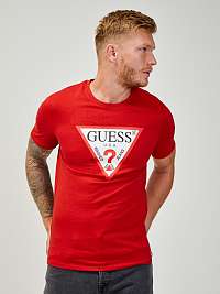 Červené pánske tričko Guess
