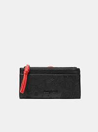 Červeno-čierna dámska vzorovaná peňaženka Desigual Deja Vu Pia