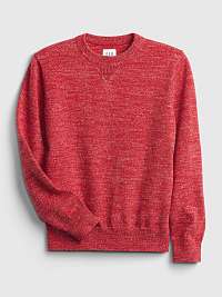 Červený chlapčenský pletený sveter GAP