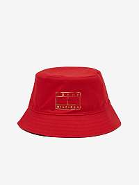 Červený dámsky klobúk Tommy Hilfiger