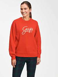 Červený dámsky sveter s logom GAP