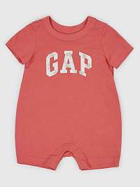 Červený detský overal s logom GAP baby