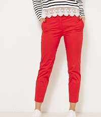 Chino nohavice pre ženy CAMAIEU - červená
