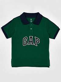 Chlapci - Detské polo tričko logo Zelená