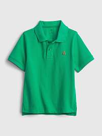 Chlapci - Detské polo tričko organická bavlna Zelená