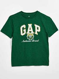 Chlapci - Detské tričko GAP brand Zelená