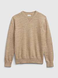 Chlapci - Detský pletený sveter melier Brown