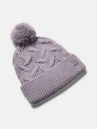 Čiapka Under Armour Around Town Pom Beanie - svetlofialová