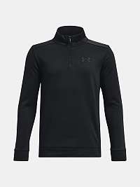 Čierna chlapčenská mikina Under Armour UA Armour Fleece 1/4 Zip