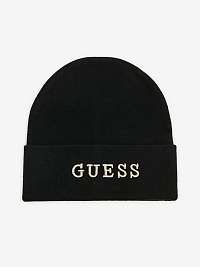 Čierna dámska čiapka Guess