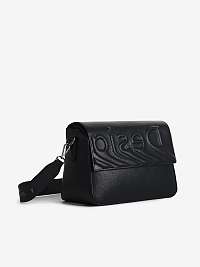 Čierna dámska crossbody kabelka Desigual Psico Logo Phuket Straight
