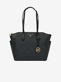 Čierna dámska kožená kabelka Michael Kors Marylin