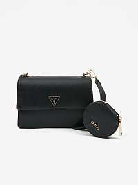 Čierna dámska malá crossbody kabelka Guess Alexie