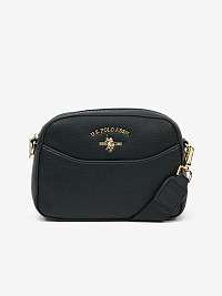 Čierna dámska malá crossbody kabelka US Polo Assn. Stanford