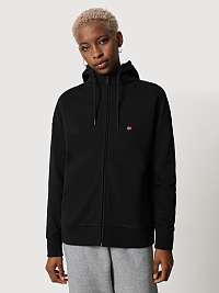 Čierna dámska mikina na zips s kapucou NAPAPIJRI Balis Hood W