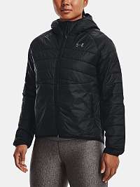Čierna dámska prešívaná bunda Under Armour UA Active Hybrid Jkt