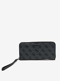 Čierna dámska vzorovaná peňaženka Guess
