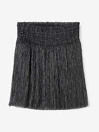 Čierna dievčenská krátka plisovaná sukňa name it Viviun