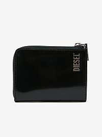 Čierna pánska kožená peňaženka Diesel L-12