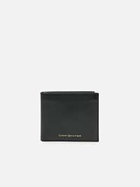 Čierna pánska kožená peňaženka Tommy Hilfiger Casual Leather And Coin