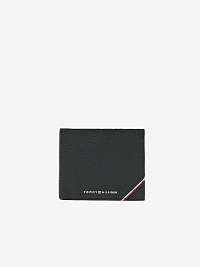 Čierna pánska kožená peňaženka Tommy Hilfiger Downtown And Coin