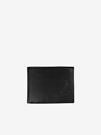 Čierna pánska kožená peňaženka U.S. Polo Assn.