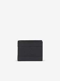 Čierna pánska kožená peňaženka U.S. Polo Assn. Horiz
