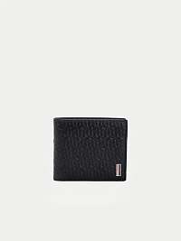 Čierna pánska malá kožená peňaženka Tommy Hilfiger