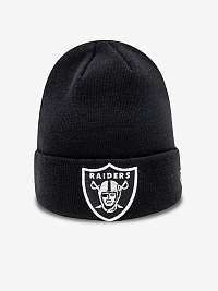 Čierna pánska rebrovaná zimná čiapka New Era NFL Essential