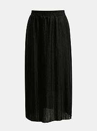 Čierna plisovaná sukňa VILA Pleasa