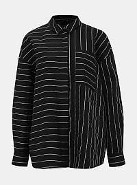 Čierna pruhovaná košeľa Vero Moda Hannnah