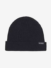 Čierna unisex rebrovaná zimná čiapka Converse Go 2 Beanie