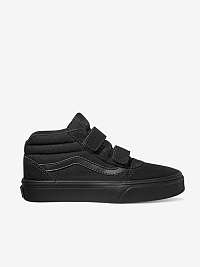 Čierne chlapčenské semišové topánky VANS Ward Mid
