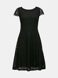 Čierne čipkované šaty VERO MODA Sassa