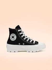 Čierne dámske členkové tenisky Converse Chuck Taylor Lugged