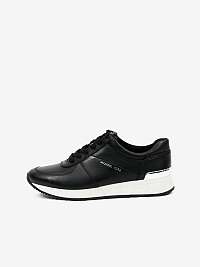 Čierne dámske kožené topánky Michael Kors Allie Trainer
