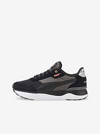 Čierne dámske tenisky na platforme Puma R78 Voyage Better