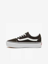 Čierne dámske tenisky na platforme VANS Ward Platform