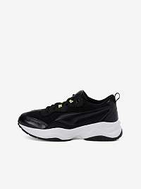 Čierne dámske tenisky Puma Cilia Shift Puma Black-Nrgy Yellow