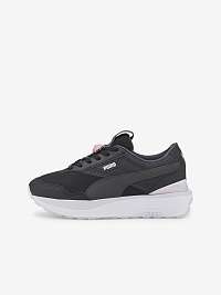 Čierne dámske tenisky so semišovými detailmi Puma Cruise Rider Crystal