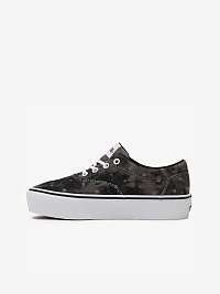 Čierne dámske vzorované tenisky na platforme VANS Doheny Platform