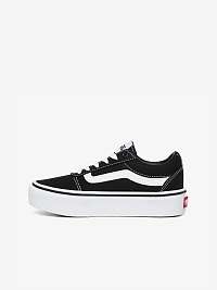 Čierne detské tenisky na platforme VANS My Ward Platform