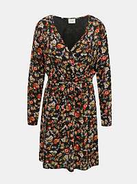 Čierne kvetované šaty Jacqueline de Yong Bello