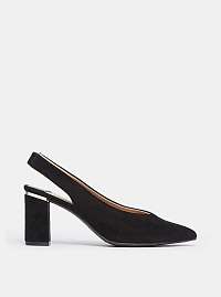 Čierne lodičky v semišovej úprave Dorothy Perkins