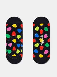 Čierne nízke ponožky Happy Socks Apple Liner
