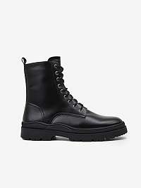 Čierne pánske členkové topánky Pepe Jeans Soda Track Men