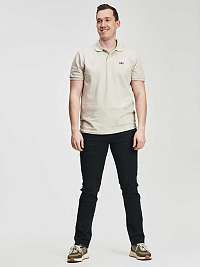 Čierne pánske džínsy skinny soft high stretch GAP
